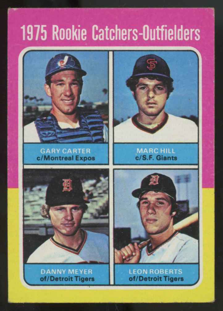 1975 Topps Gary Carter, Hill, Meyer, Roberts RC #620 VG/EX