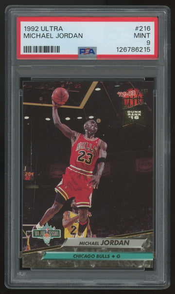 1992-93 Fleer Ultra Michael Jordan #216 PSA 9