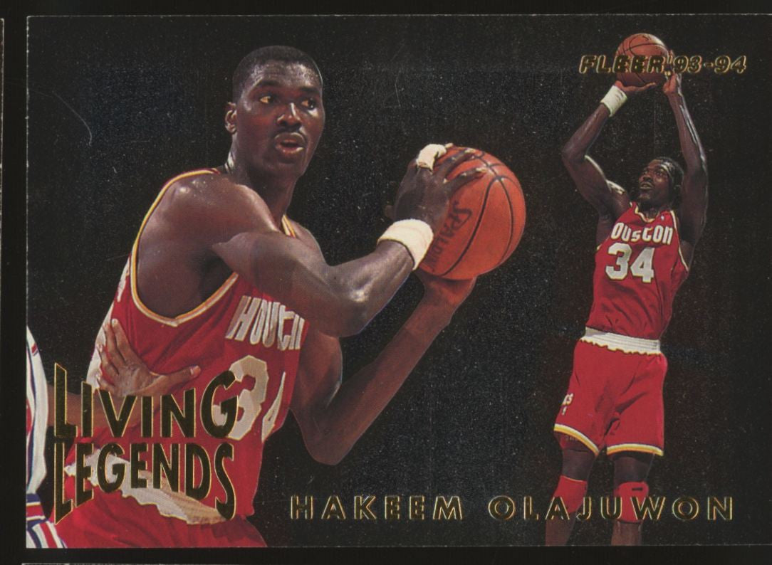 1993-94 Fleer Basketball Living Legends Insert Set (6) Jordan Barkley Bird Ewing