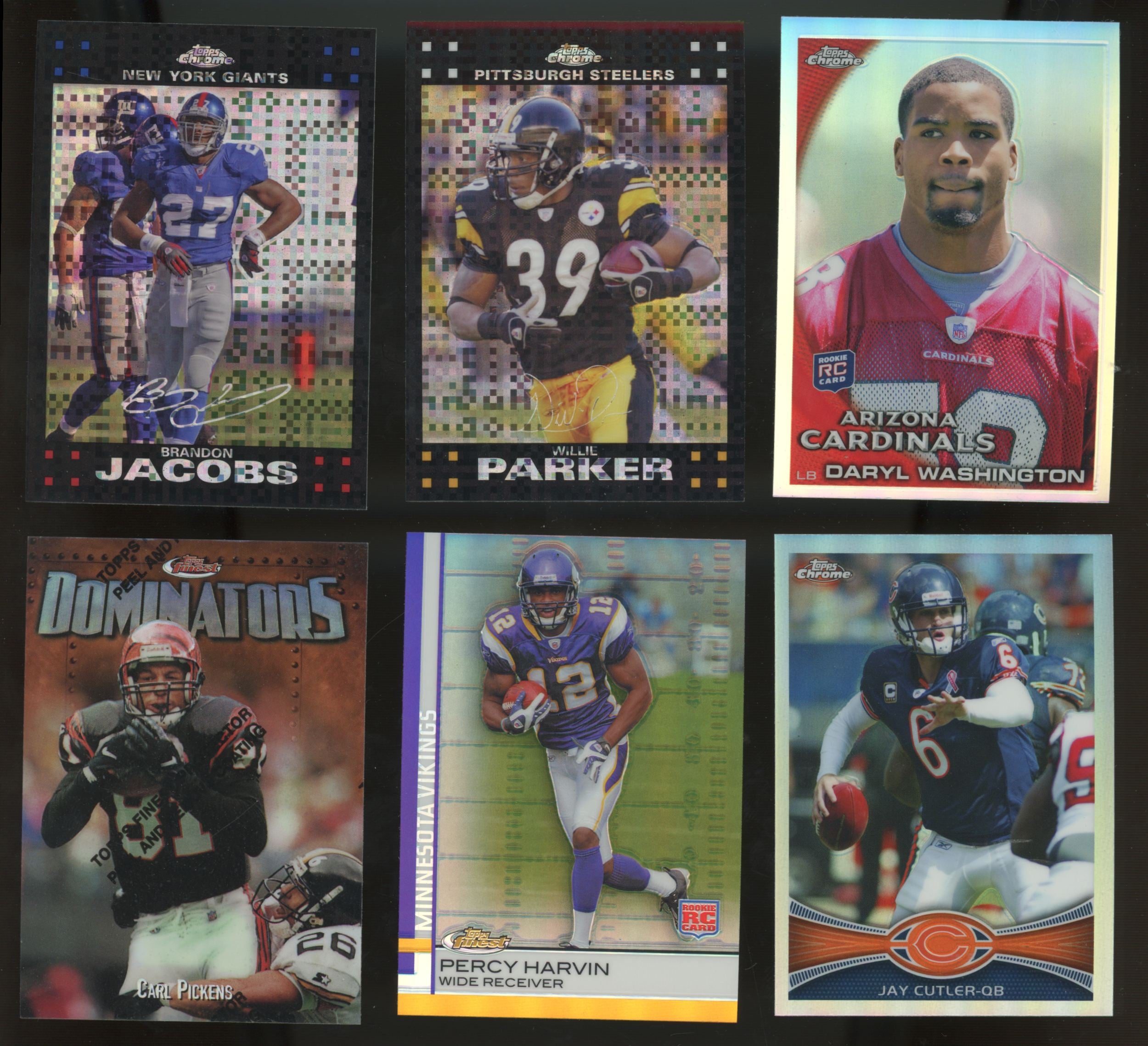 1990s-2010s Topps/Bowman Football Refractors (Lot of 66)