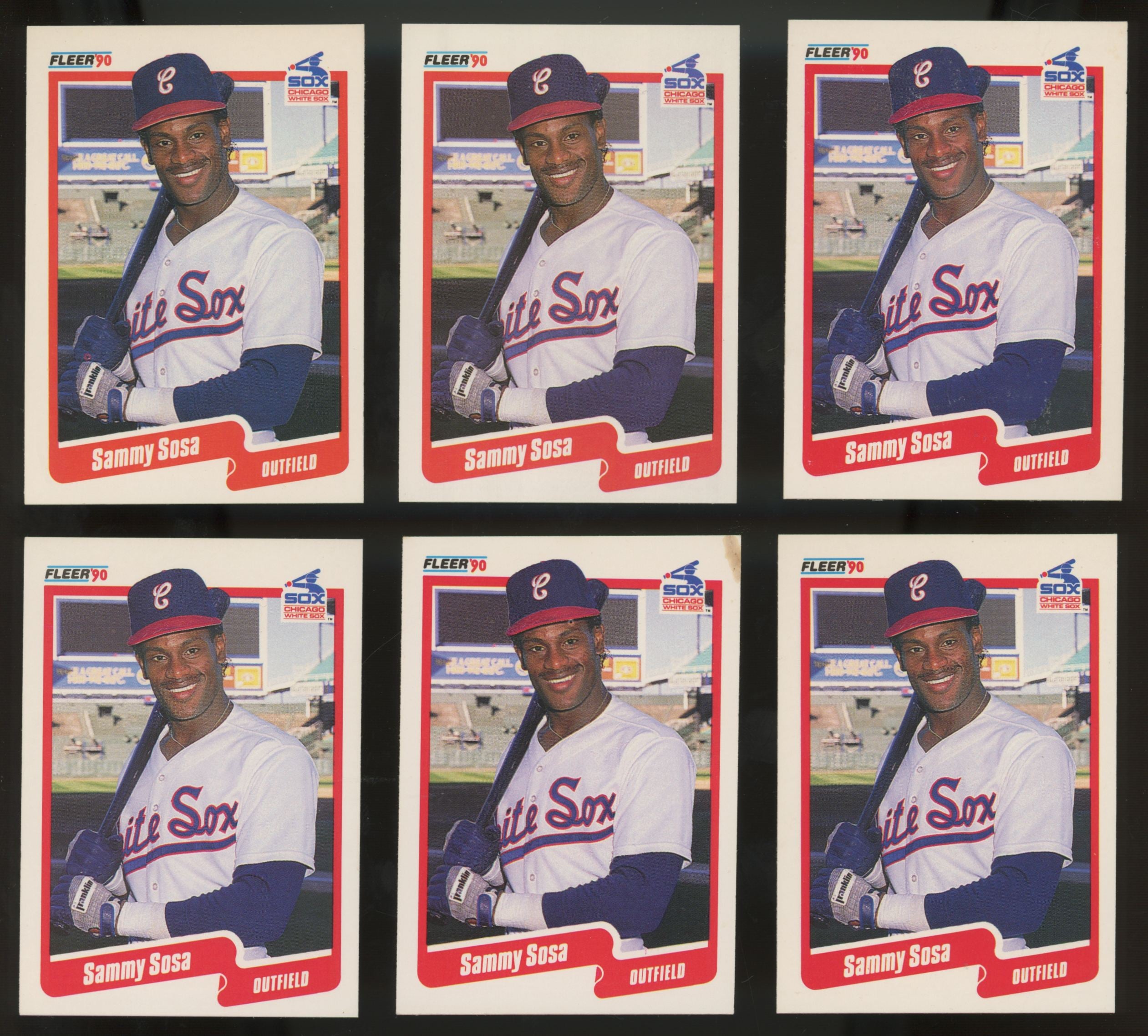 1990 Fleer Sammy Sosa RC #548 (Lot of 25)