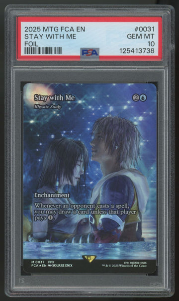 2025 Magic Stay With Me Final Fantasy Foil #0031 PSA 10