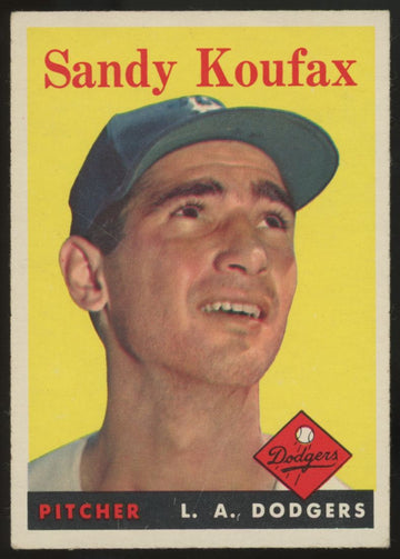 1958 Topps Sandy Koufax #187 VG/EX
