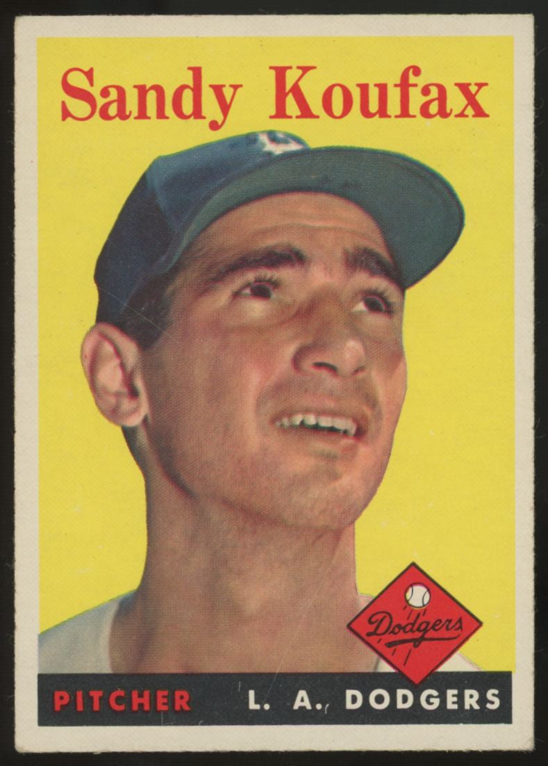 1958 Topps Sandy Koufax #187 VG/EX