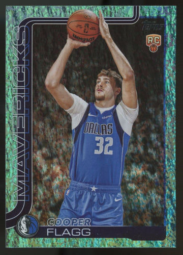 2025-26 Topps Cooper Flagg RC Aqua Holo Foil #201