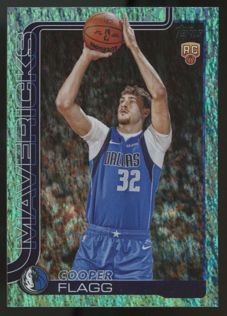 2025-26 Topps Cooper Flagg RC Aqua Holo Foil #201