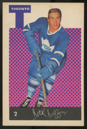 1962-63 Parkhurst Dick Duff #2 Good (Crease)