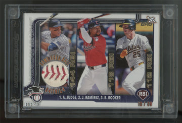 2025 Ball Star Fusion Aaron Judge/Jose Ramirez/Brent Rooker Ball Relic /39 #29