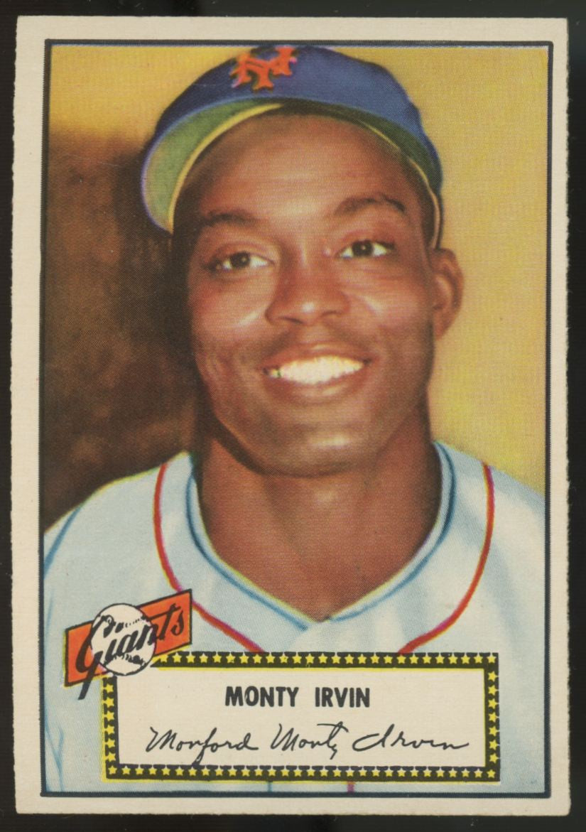 1952 Topps Monte Irvin Red Back #26 EX-MT