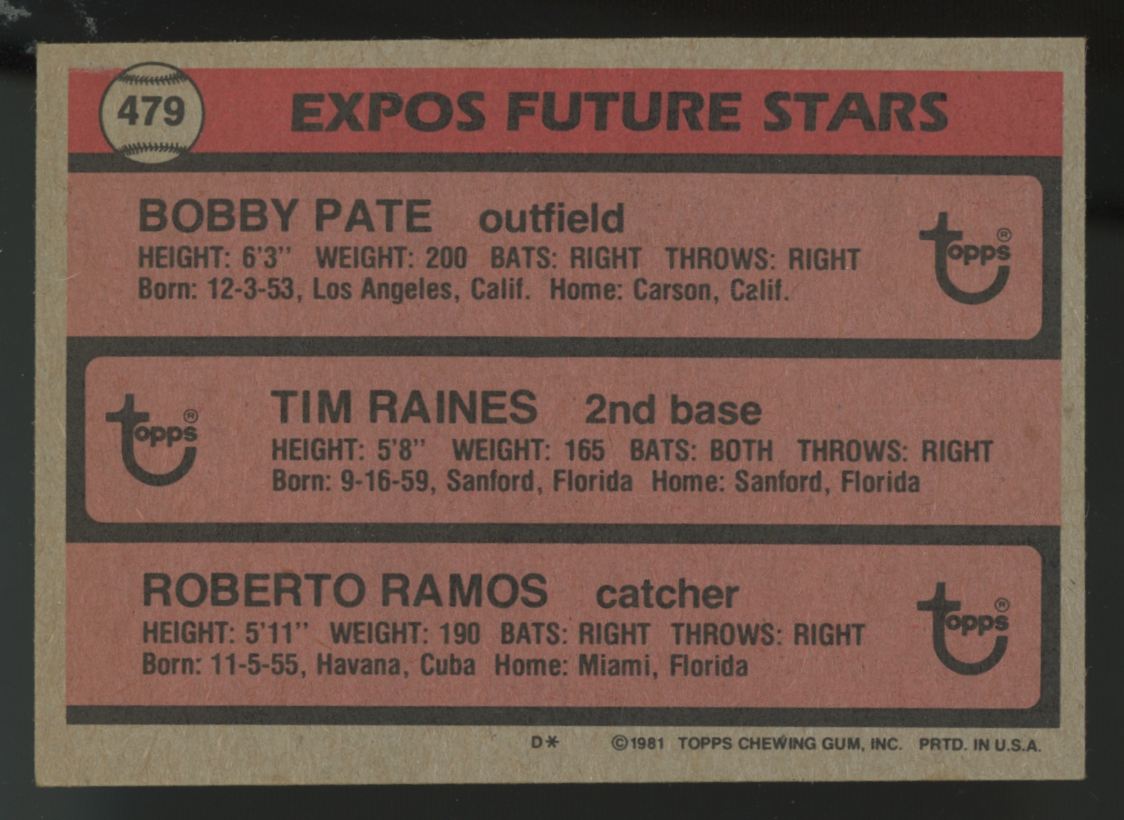 1981 Topps Baseball Complete Set (726) EX/MT-NM