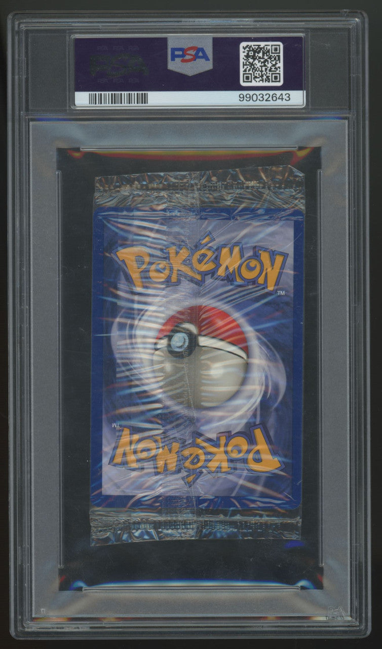 1999 Pokemon Machamp Base Set Cello Pack 1st Edition #8 PSA 7