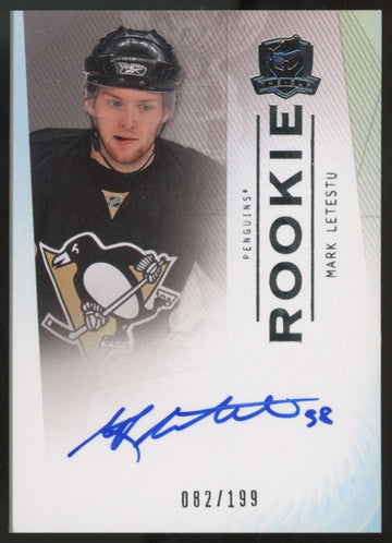 2009-10 Upper Deck The Cup Mark Letestu RC Auto /199 #102
