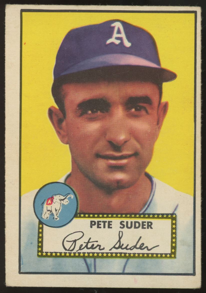 1952 Topps Pete Suder #256 VG