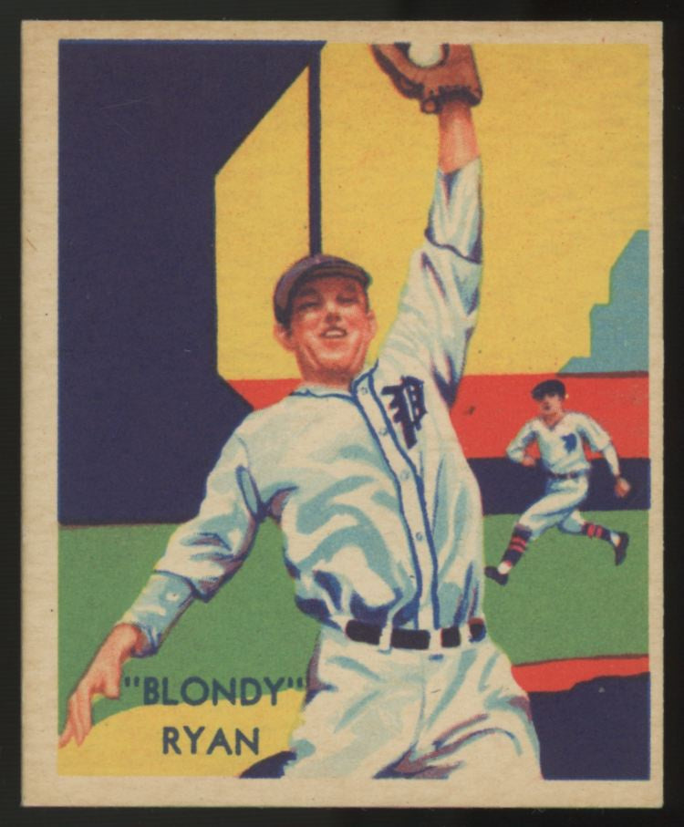 1935 National Chicle "Blondy" Ryan Diamond Stars #40 NM