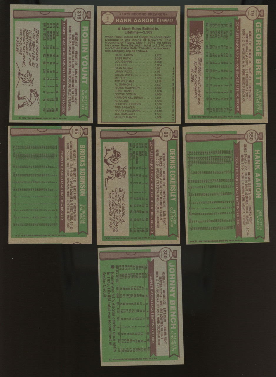 1976 Topps Baseball Complete Vending Set(660) Stunning NM/MT