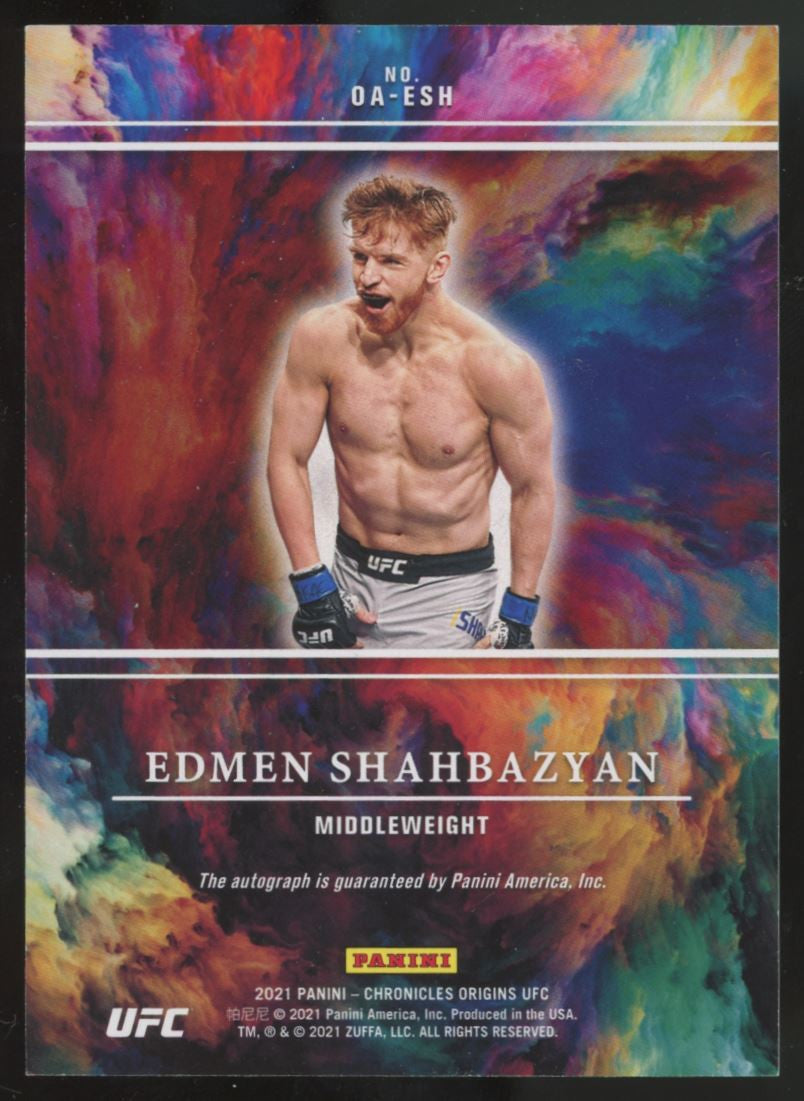 2021 Chronicles UFC Origins Edmen Shahbazyan Auto #OA-ESH