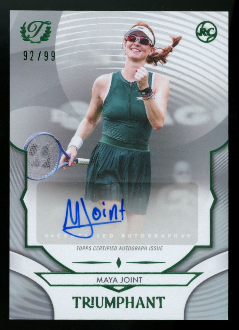 2025 Topps Triumphant Maya Joint RC Auto /99 #35-A