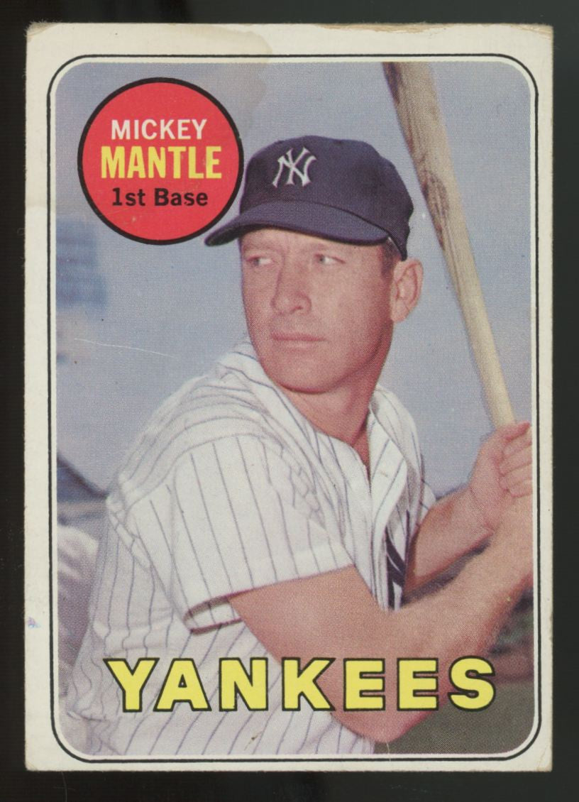 1969 Topps Mickey Mantle #500 Poor "A"