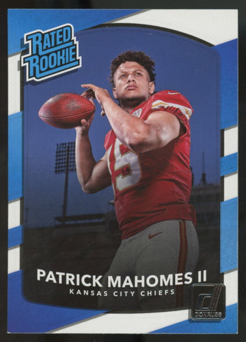 2017 Panini Donruss Patrick Mahomes II RC Rated Rookie #327 "C"
