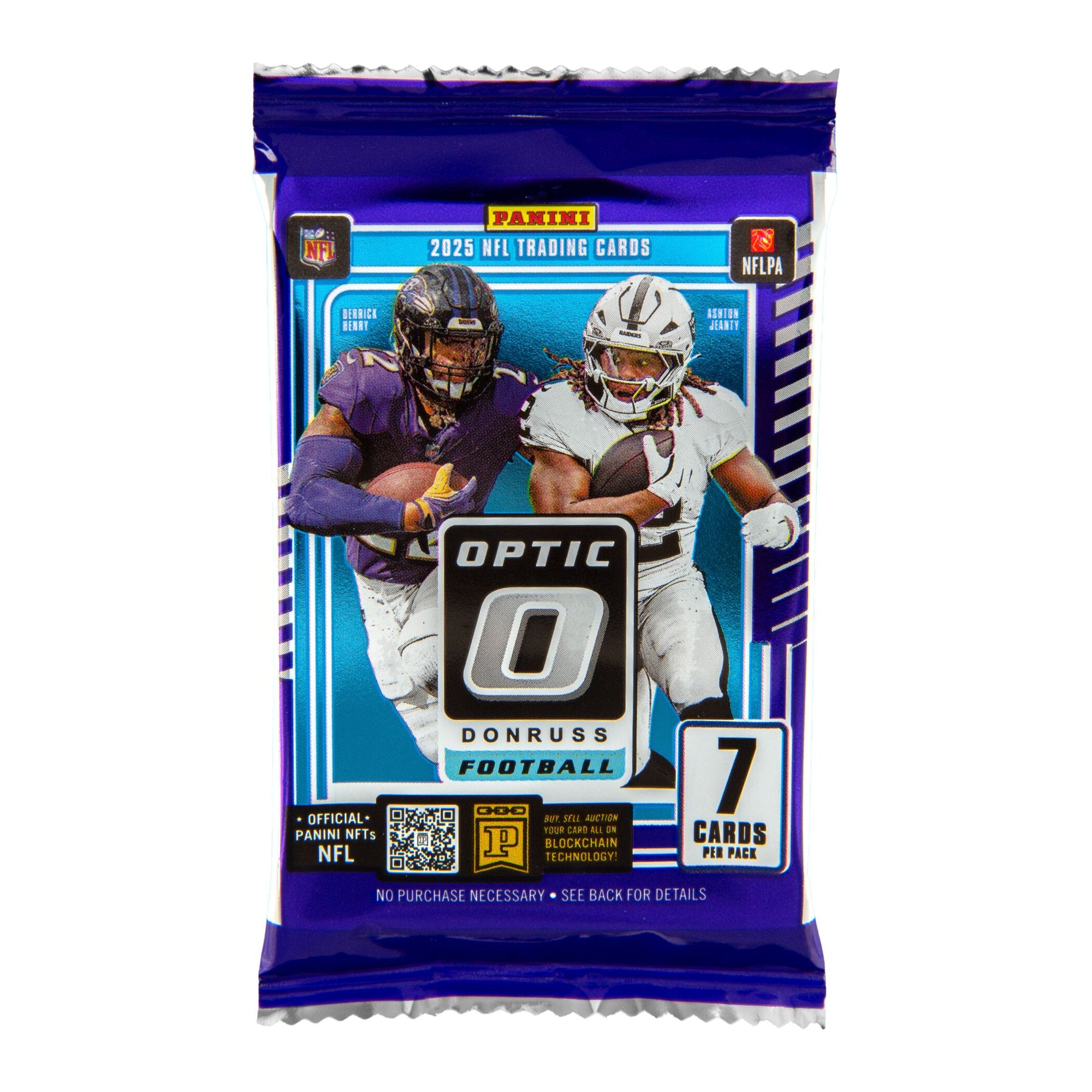 2025 Panini Donruss Optic Football Mega Box (Blue Hyper)