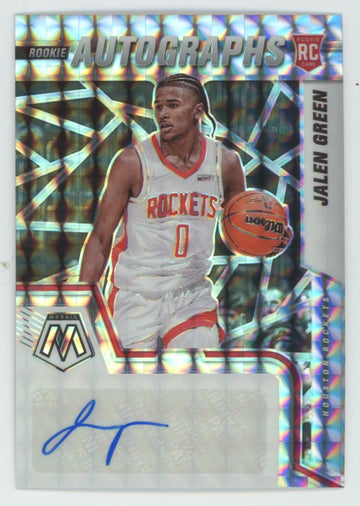 2021-22 Panini Mosaic Jalen Green RC Auto #RAM-JLG