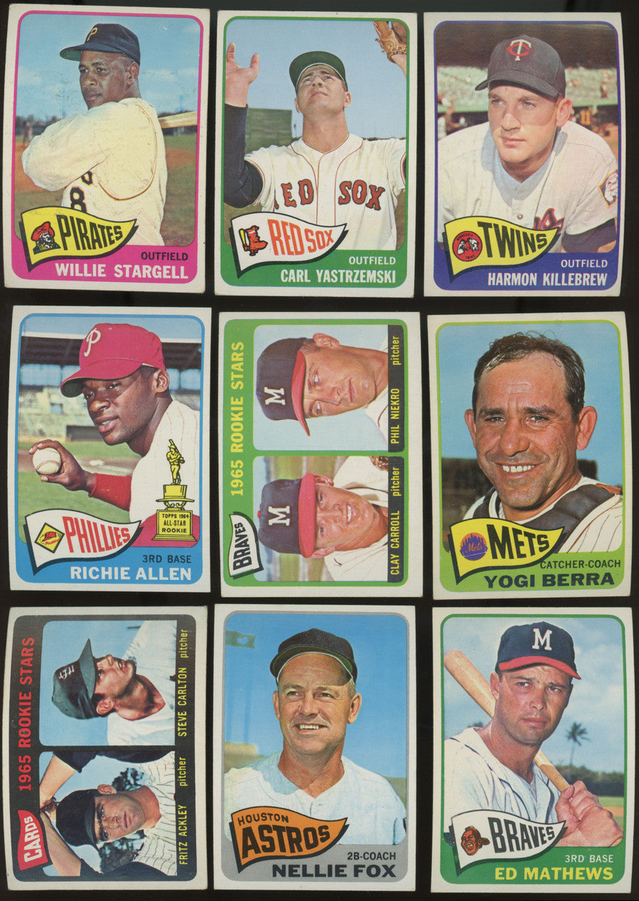 1965 Topps Baseball Complete Set (598) VG Overall Hunter RC PSA 5