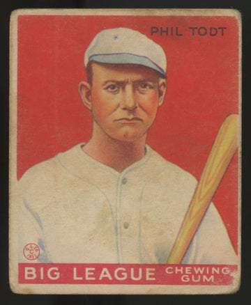 1933 Goudey Phil Todt #86 Poor