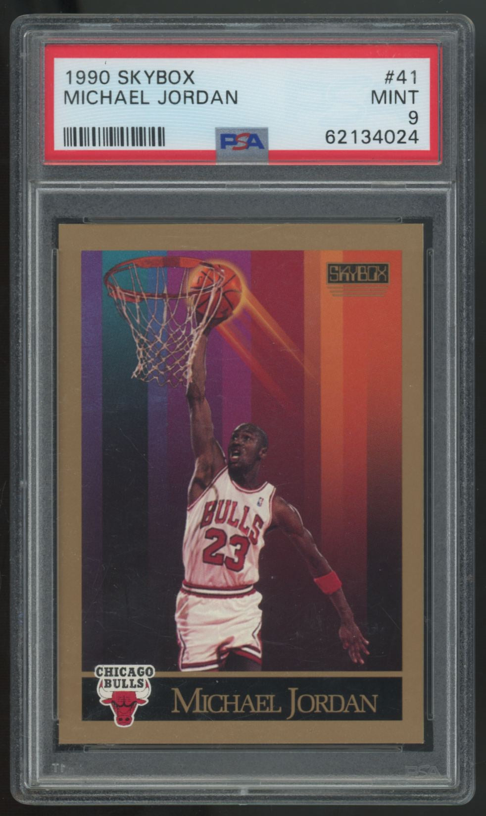 1990-91 Skybox Michael Jordan #41 PSA 9
