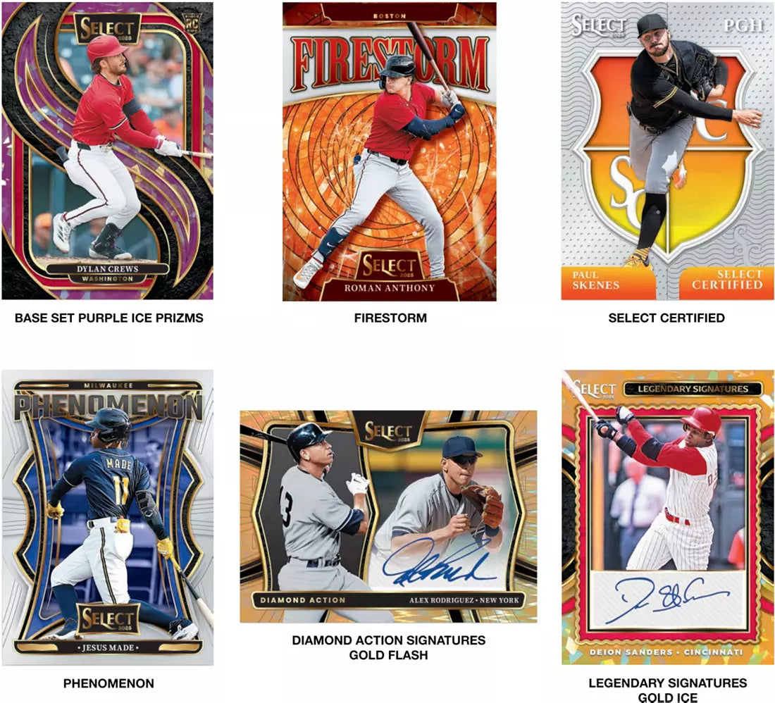 2025 Panini Select Baseball Mega Box (Ice Prizms)