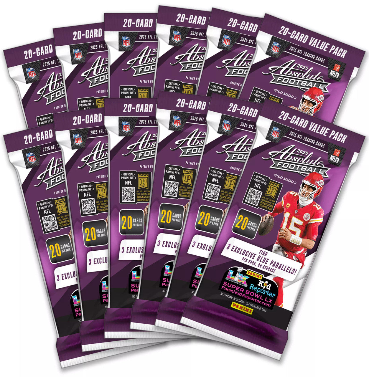 2025 Panini Absolute Football Value Pack Box