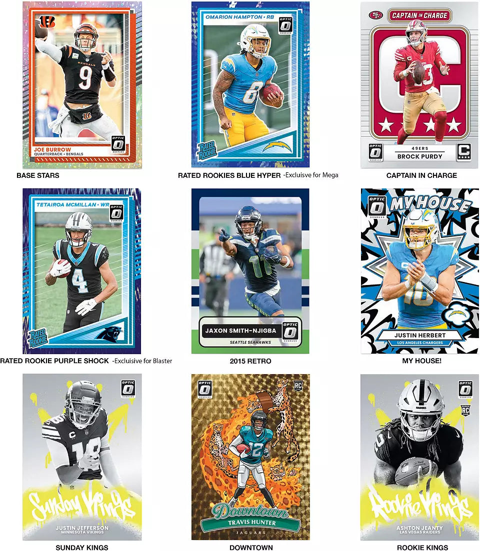 2025 Panini Donruss Optic Football Value Pack Box Case (12)