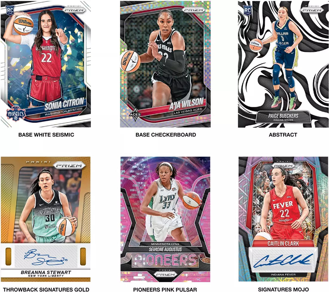 2025 Panini Prizm WNBA Basketball Mega Box (White Seismic)