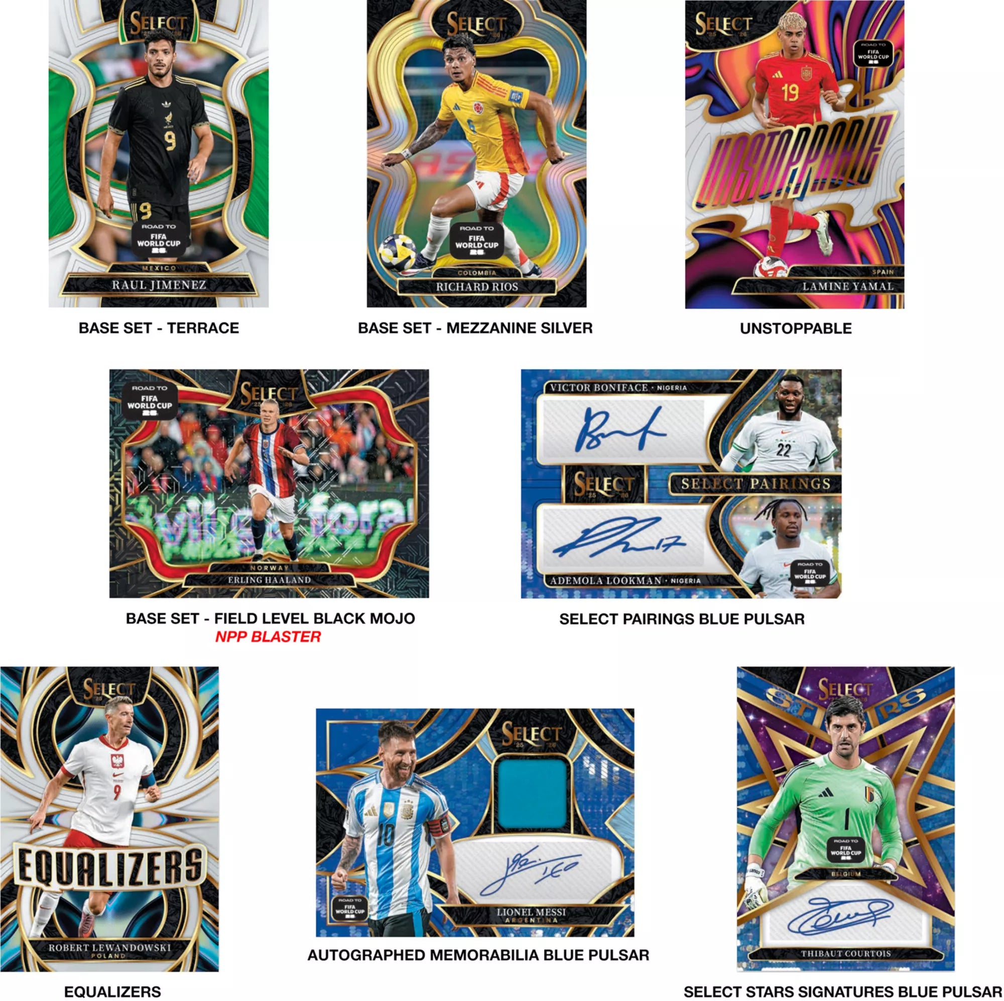 2025-26 Panini Select Road to FIFA World Cup Soccer Blaster Box