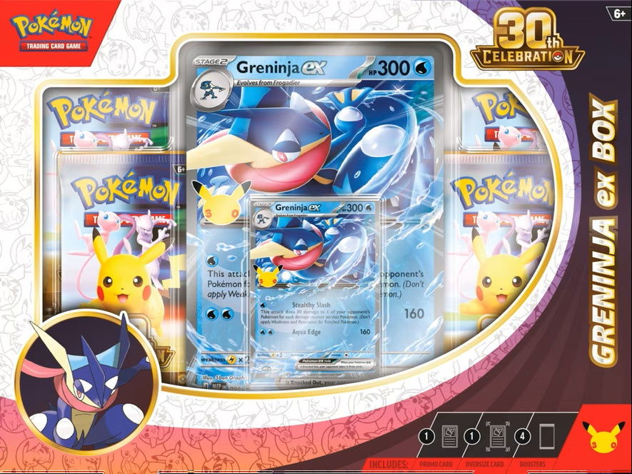 Pokemon: 30th Celebrations Sylveon/Greninja ex Box (Receive 1 at Random)