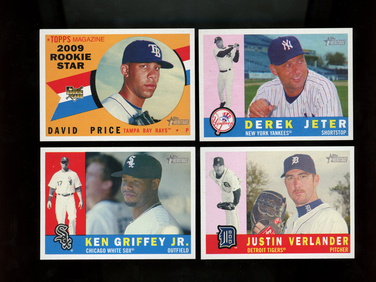 2009 Topps Heritage Baseball Complete Base Set 1-425 Mint