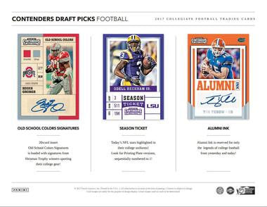 2017 Panini Contenders Draft Football Hobby Box