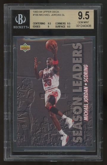 1993-94 Upper Deck Michael Jordan Season Leaders #166 BGS 9.5