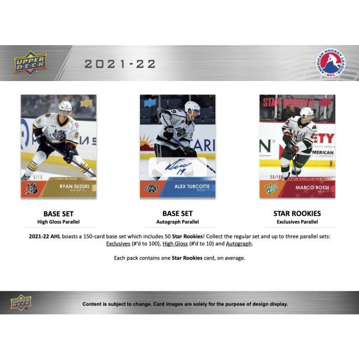 2021/22 Upper Deck AHL Hockey Hobby Box