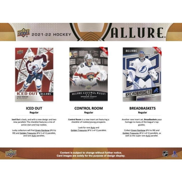 2021/22 Upper Deck Allure Hockey Hobby Box