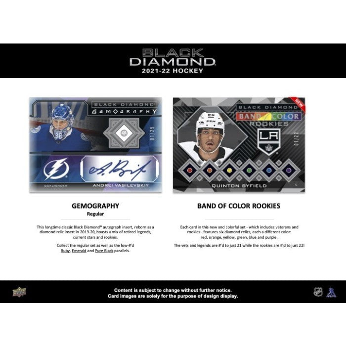 2021/22 Upper Deck Black Diamond Hobby Box
