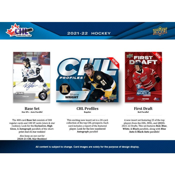 2021/22 Upper Deck CHL Hockey Case (20)
