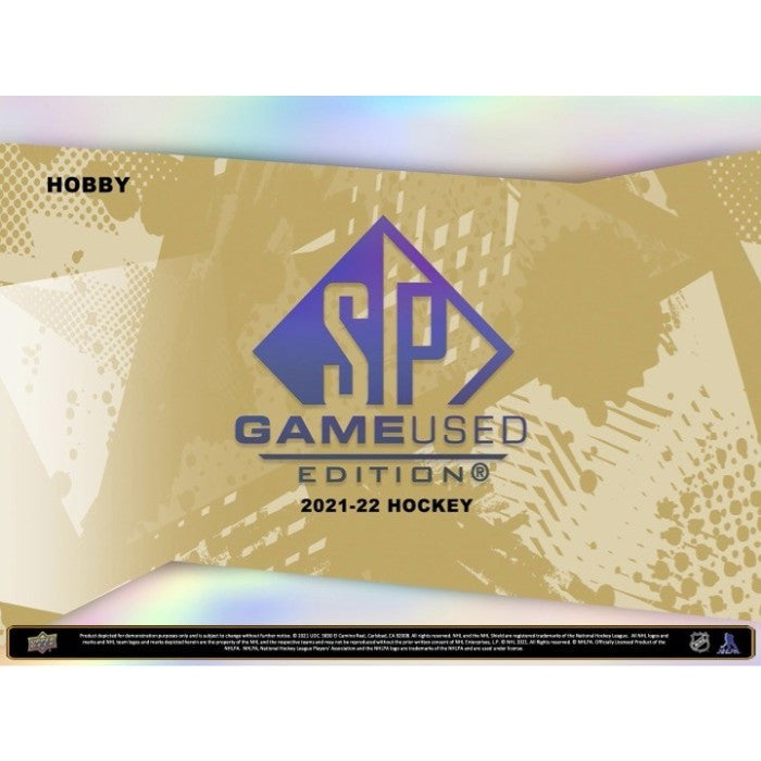 2021/22 Upper Deck SP Game Used Hockey Hobby Box