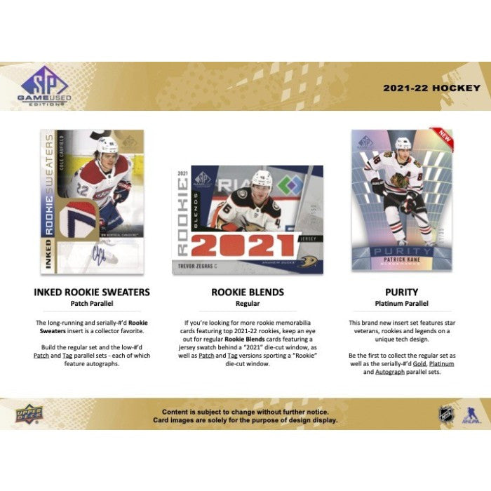 2021/22 Upper Deck SP Game Used Hockey Hobby Case (20)
