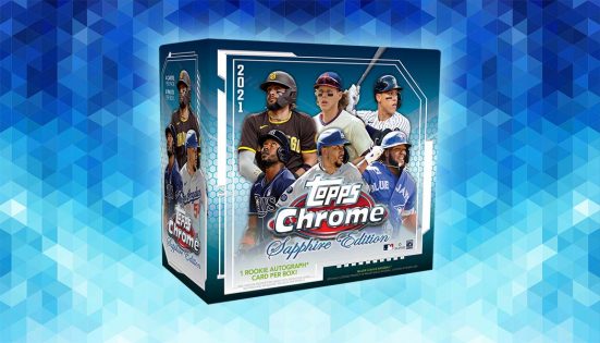 2021 Topps Chrome Baseball Sapphire Edition Mega Box