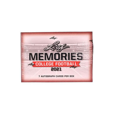 2021 Leaf Memories Football Box