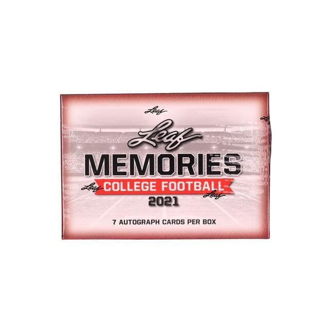 2021 Leaf Memories Football Box