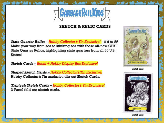 2023 Topps Garbage Pail Kids Go On Vacation Collector Edition Tin