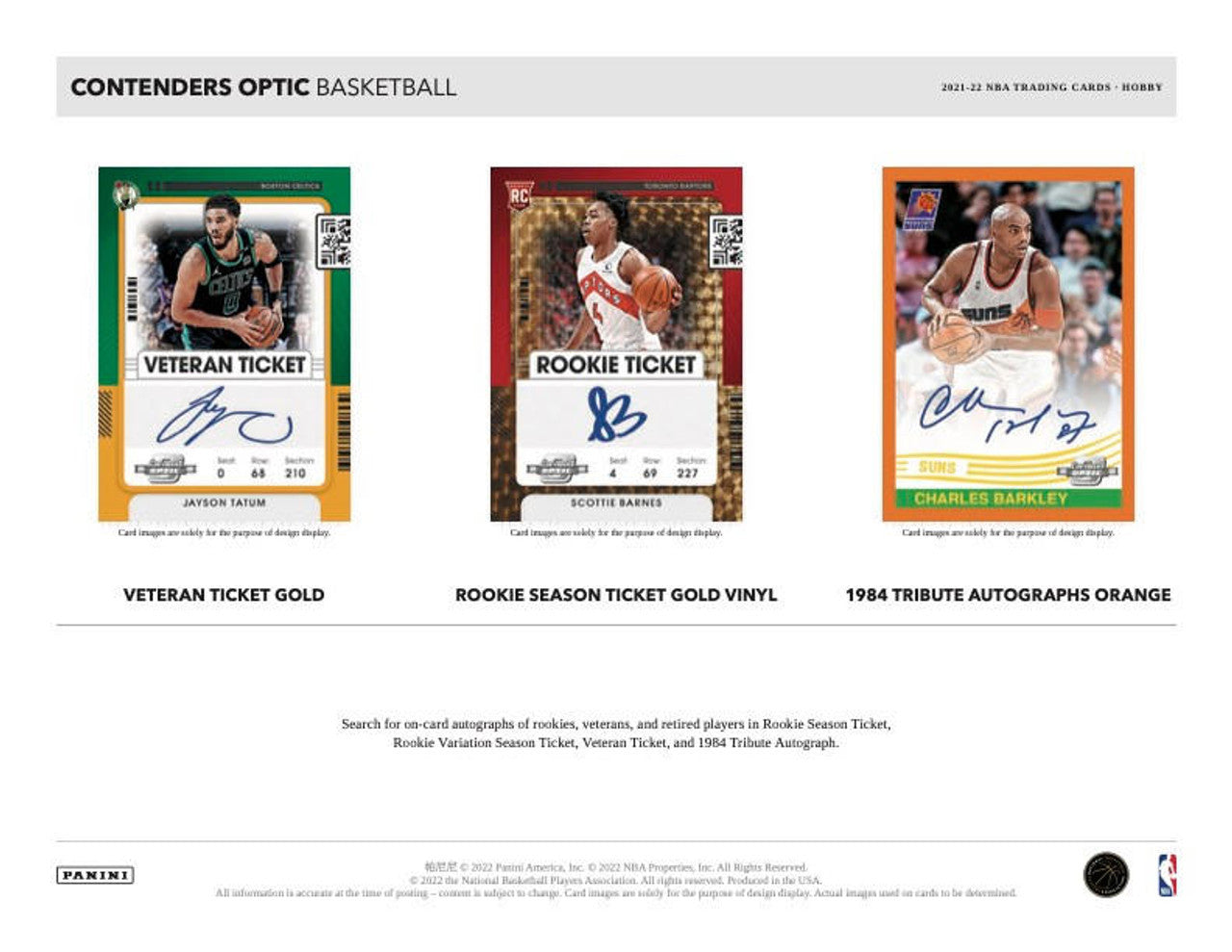 2021/22 Panini Contenders Optic Basketball Hobby Box