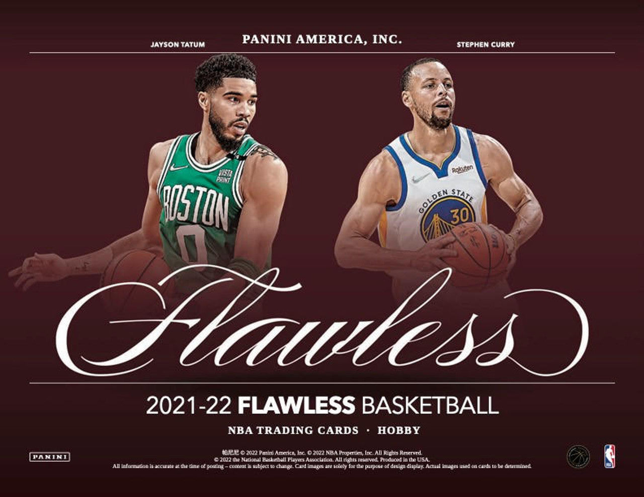 2021/22 Panini Flawless Basketball NBA 2-Box Case