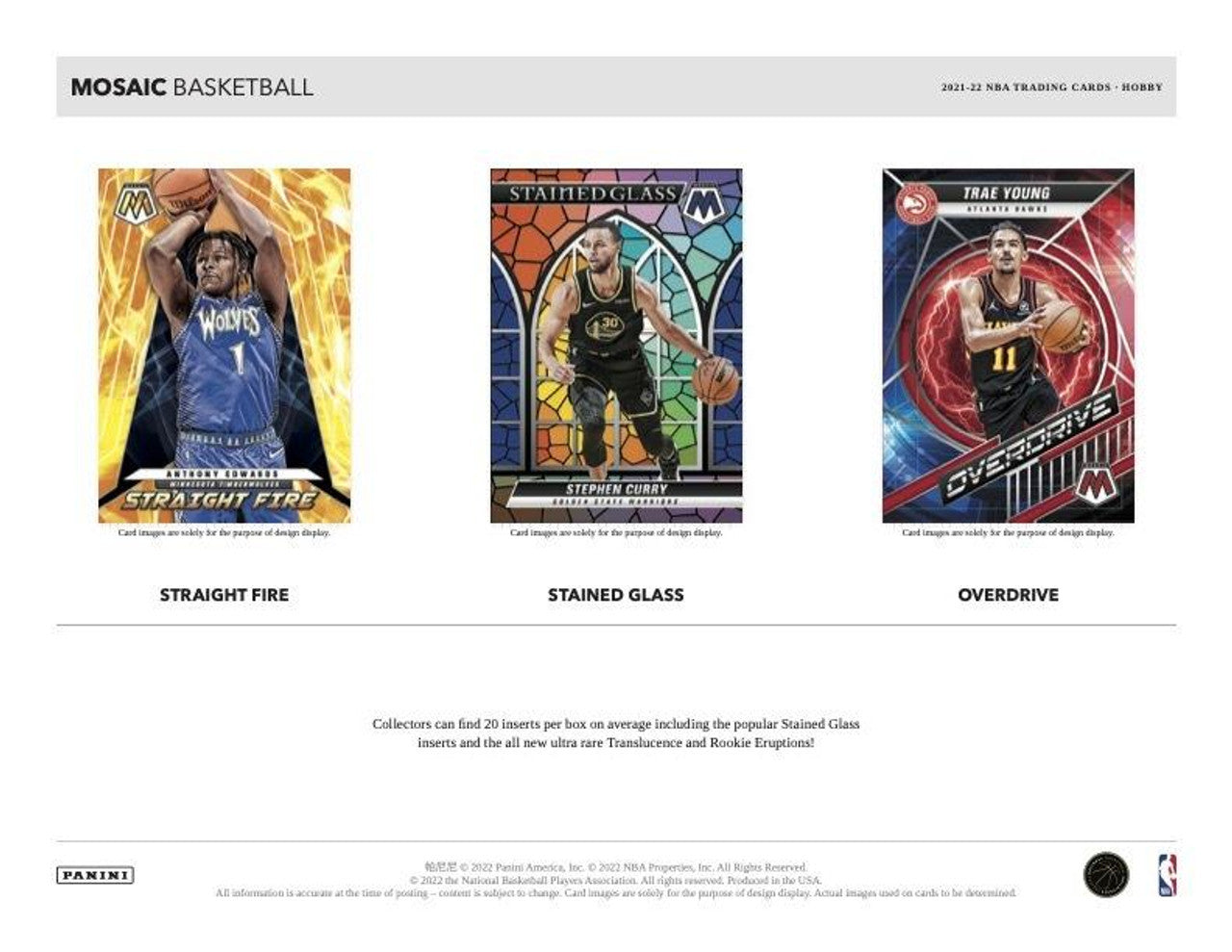 2021/22 Panini Mosaic Basketball Hobby Case (12)